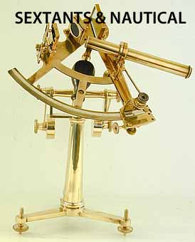 antique sextants, octants & nautical instruments for sale